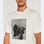 Футболка стандартного кроя Armani Exchange, белый - фото 4