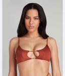 Бикини топ Кристиана Agent Provocateur, коричневый - фото