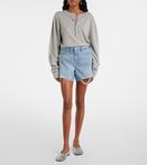 Шорты джинсовые потертые Monroe 7 For All Mankind, Wanderlust - фото 6