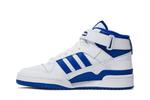 Кроссовки Adidas Wmns Forum Mid высокие с логотипом, белый/синий - фото 3