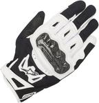 Кожаные перчатки Alpinestars, Black-White - фото