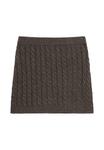 Юбка Massimo Dutti Mini skirt, Mottled Brown - фото 6