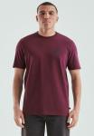 Футболка QS Basic T-shirt, Bordeaux/Light Brown - фото