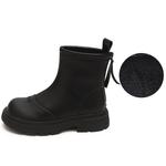 Нескользящие теплые высокие детские ботинки Budding, коричневый - фото 2