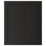 Дверь, черная морилка, 60x70 см IKEA Lerhyttan - фото