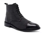 Ботинки Anthony Veer Monroe Cap Toe, цвет уголь/черный - фото
