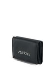 Marni кошелек с вышитым логотипом, черный - фото 3