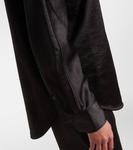 Рубашка из крепа каролин Proenza Schouler, Black - фото 5