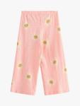 Детские хлопковые брюки с цветочным принтом Lindex, Light Pink - фото 2