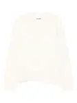 Свитер с круглым вырезом JIL SANDER, нейтральный - фото