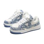 Кроссовки для скейтбординга унисекс низкие Белый/Черный Круг малый, Белый Черный - фото 3