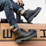 Рабочие ботинки мужские, средний верх Sobb, черный - фото 6