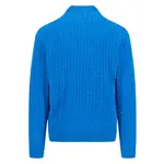 Свитер Fynch Hatton Cable half zip, синий - фото 2