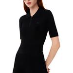 LACOSTE Женское черное платье с коротким рукавом - фото 6