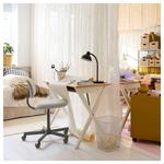 Стол, сосна/белый, 90x55 см IKEA Bollpojke - фото 2