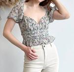 Топ Leigh в лавандовом цвете ASTR - фото