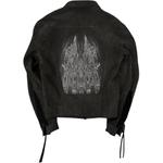 Undermycar Кожаная куртка мужская black - фото