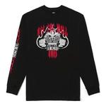 Футболка x one piece long sleeve t-shirt 'black' Vans, черный - фото