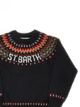 Свитер Fair Isle K Mc2 Saint Barth, черный - фото 2