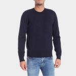 EMPORIO ARMANI Fitted Knitwear Men's Blue - фото 5