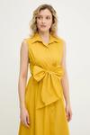 Хлопковое платье Answear.Lab, желтый - фото 4