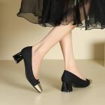 Туфли женские на высоком каблуке Zubumei, черный - фото 9