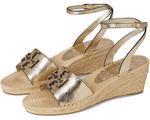 Туфли Tory Burch Ines Wedge Espadrille 50Mm, цвет Spark Gold - фото
