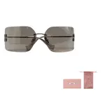 MIU MIU Неправильные солнцезащитные очки, Silver - фото