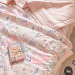 Yalu Одеяло летнее хлопковое 100х150 см, дышащее, для стирки - фото 4