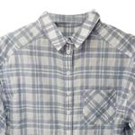 Рубашка женская Burberry, синий / серый - фото 2