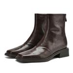 DAPHNE Ботильоны женские Brown Unlined/Black Unlined - фото 11