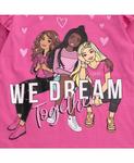 Набор из 3 футболок для девочек от малышей до больших детей Barbie, мультиколор - фото 6