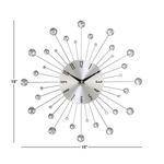 Стелла и Ева Серебряные Железные Настенные Часы Stella & Eve, цвет Silver - фото 6