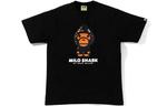 Футболка Bape Milo Shark A BATHING APE, серо-черная - фото 4