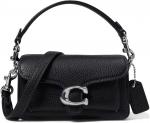 Сумка Polished Pebble Leather Tabby 12 COACH, черный - фото