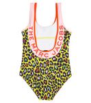 Купальник с логотипом и леопардовым принтом Marc Jacobs Kids, Lemon - фото 4
