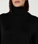 Платье шерстяное Boss Orange Feringata, черный - фото 4