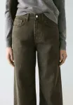 Широкие брюки Massimo Dutti, Khaki - фото 2