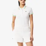 Джерси поло топ LACOSTE, белый - фото 2