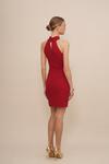 Платье WAL G. HALTER NECK MINI DRESS, Cherry Red/Red - фото 3