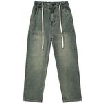 Jeep Выстиранные желтые прямые джинсы Distressed Unisex - фото 4