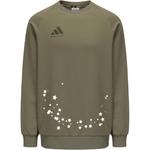 Повседневный свитшот Unisex Adidas, оливковый - фото
