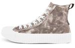 Кеды Kappa Canvas Shoes Unisex High-Top Dark Taupe - фото