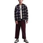 Детская повседневные рубашка Nike, черно-белый - фото