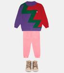 Хлопковые брюки Eagle The Animals Observatory, Pink_Logo - фото 2