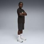 PUMA Спортивные шорты Regular в черном цвете - фото 5