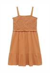 Повседневное платье MARCELA Mango Kids, оранжевый - фото