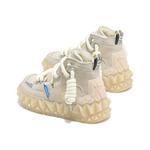 Кроссовки OETZI Skateboarding Shoes Unisex Mid-top Beige, бежевый - фото 3