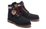 Кроссовки 6 inch heritage cupsole boot 'black nubuck with red' Timberland, черный - фото 4
