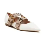 Кожаные балетки Gianira Pinko, белый - фото